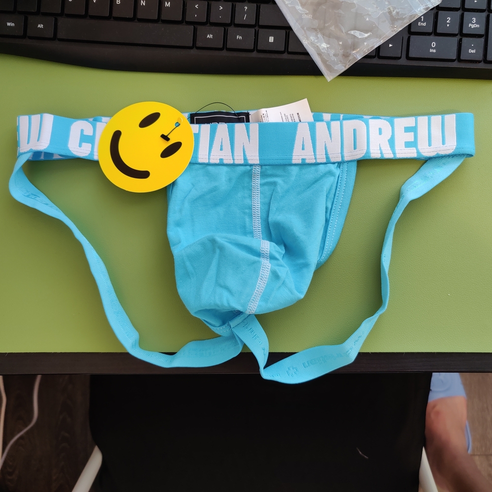 Andrew Christian Men's Blue Briefs